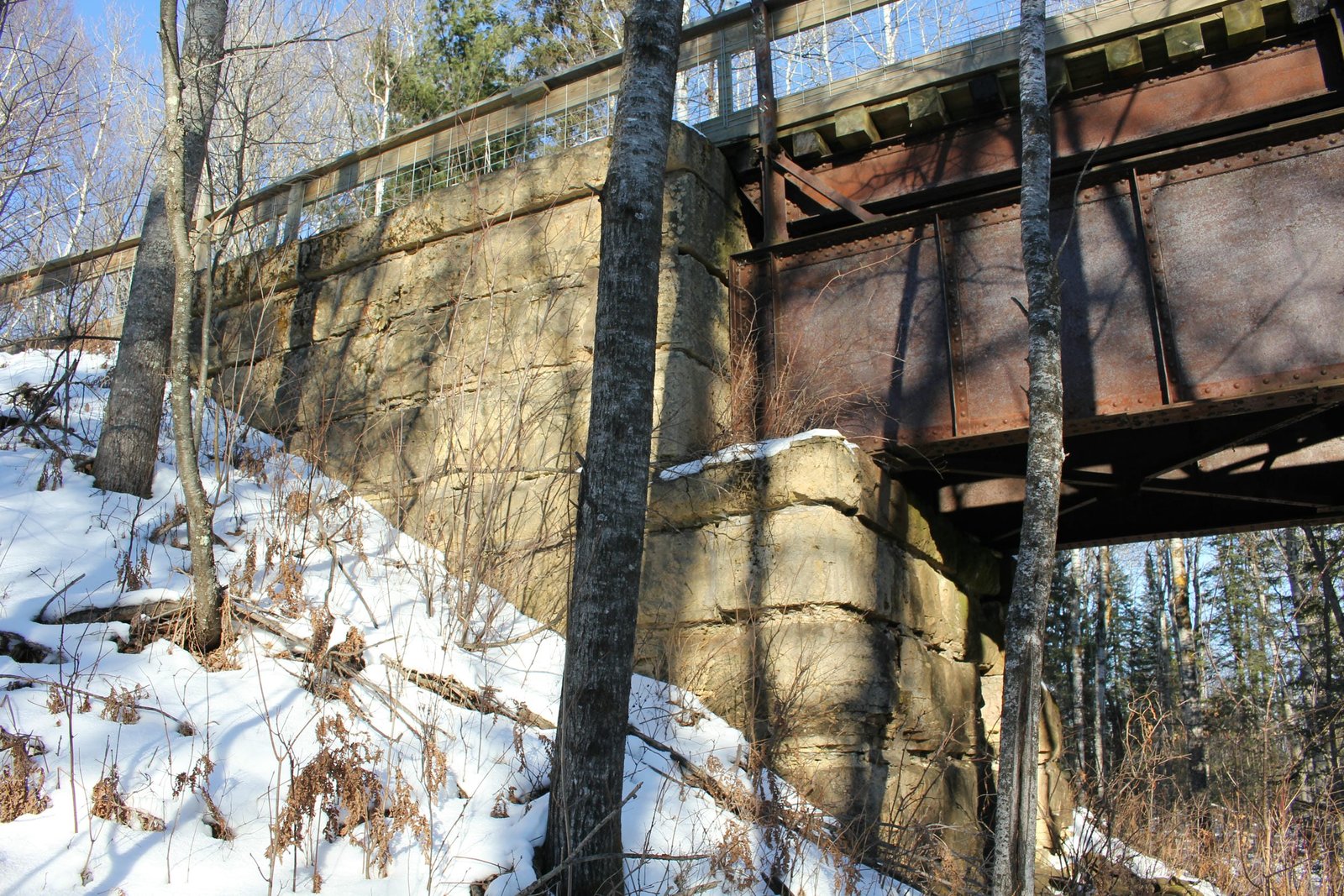 West abutment